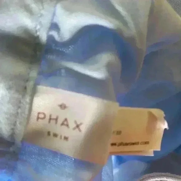 PHAX MALIBU BOHO OVERSIZED WIDE LEG JUMPSUIT SWIM ORANGE STRAP COVERUP SIZE S - Picture 14 of 15